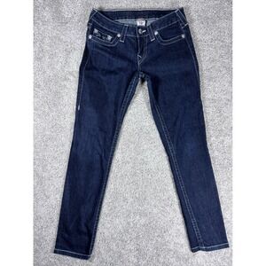 True Religion World Tour Section‎ Skinny Jeans Women's Size 28 Dark Wash